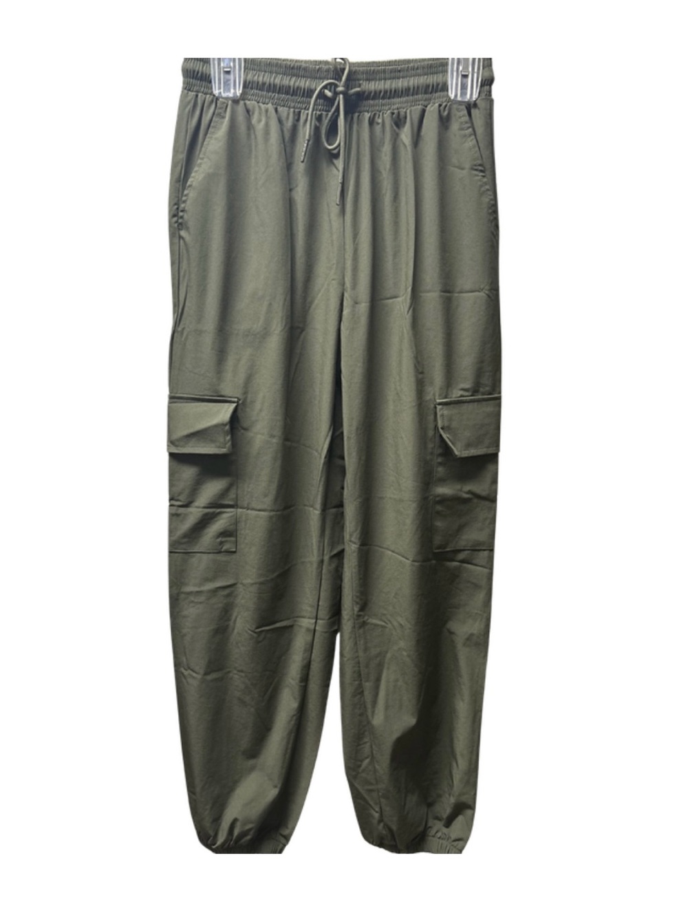 HALARA NWT Rosin Olive Green Mid Rise Casual Cargo Joggers Pants S